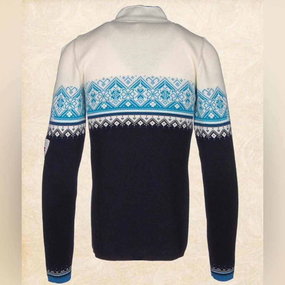 Dale of Norway St Moritz Merino Wool Ski Sweater Womens Size Medium Nwt - Picture 2 of 5